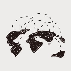 globe social doodle N6