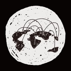 globe social doodle N9