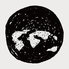 globe social doodle N11