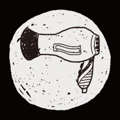 Hair dryer doodle N10