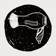 Hair dryer doodle N11