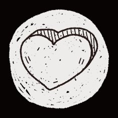 heart like doodle N11