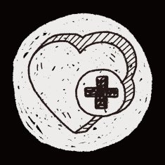 heart like doodle N12