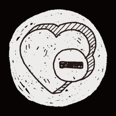 heart like doodle N13