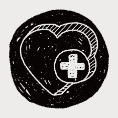 heart like doodle N15