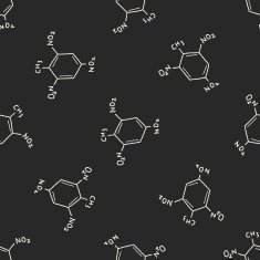 hexagon science doodle seamless pattern background N4