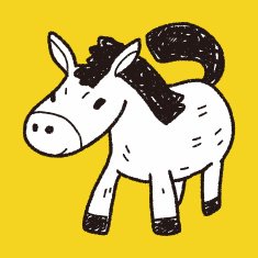 horse doodle N7