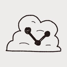 internet cloud doodle drawing N32