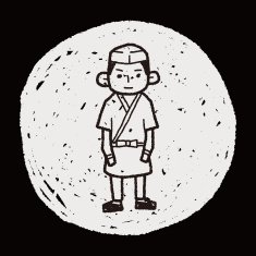 Japanese chef doodle N5