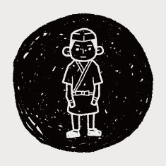 Japanese chef doodle N6