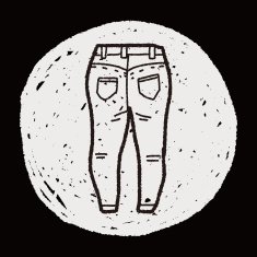 jeans doodle N19