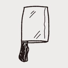 Kitchen knife doodle N5