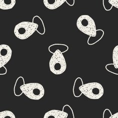 location doodle seamless pattern background N4