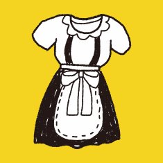 maid clothes doodle N11