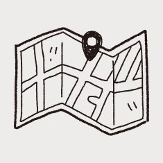 map location doodle N25