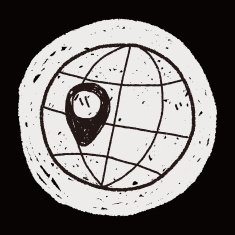 map location doodle N39