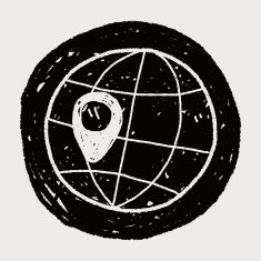 map location doodle N49