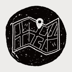 map location doodle N51