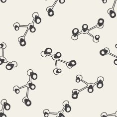 map location doodle seamless pattern background N9