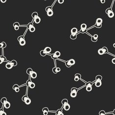 map location doodle seamless pattern background N17