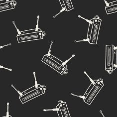 modem doodle seamless pattern background N4
