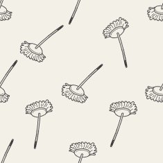 mop doodle seamless pattern background N2