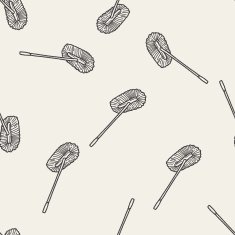 mop doodle seamless pattern background N8