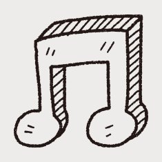 music note doodle N76