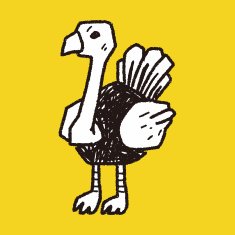 ostrich doodle N5