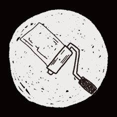 paint brush doodle N11