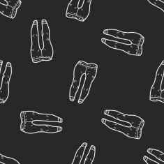 pant doodle seamless pattern background N4