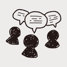 people talk doodle N19