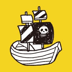 Pirate Ship doodle N8