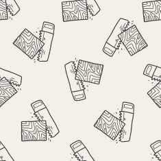 saw doodle seamless pattern background N10