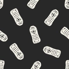 remote control doodle seamless pattern background N2