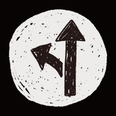 road sign doodle N11