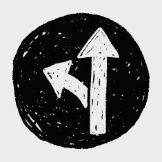 road sign doodle N13