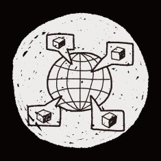 shipping box doodle N81