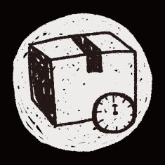 shipping box doodle N85