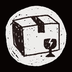 shipping box doodle N87