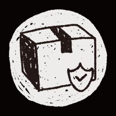 shipping box doodle N88