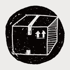 shipping box doodle N89