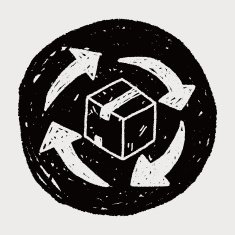 shipping box doodle N93