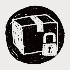 shipping box doodle N95