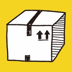 shipping box doodle N102