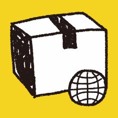 shipping box doodle N111