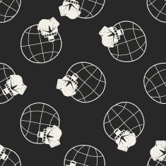 shipping doodle seamless pattern background N2