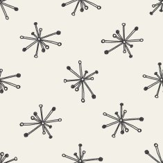 social link doodle seamless pattern background N3