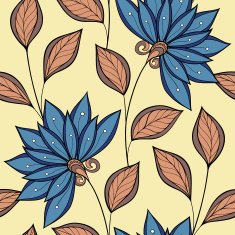 Vector seamless floral pattern N117