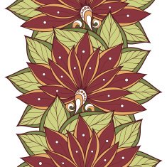 Vector seamless floral pattern N118